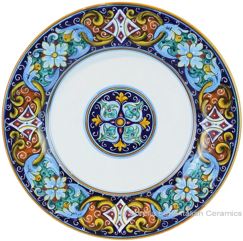 Deruta Italian Dinner Plate - Ricco Vario 1