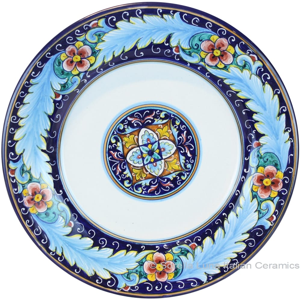 Deruta Italian Dinner Plate - Ricco Vario 2