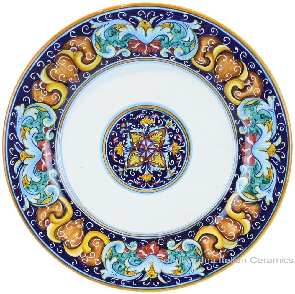 Deruta Italian Dinner Plate - Ricco Vario 3