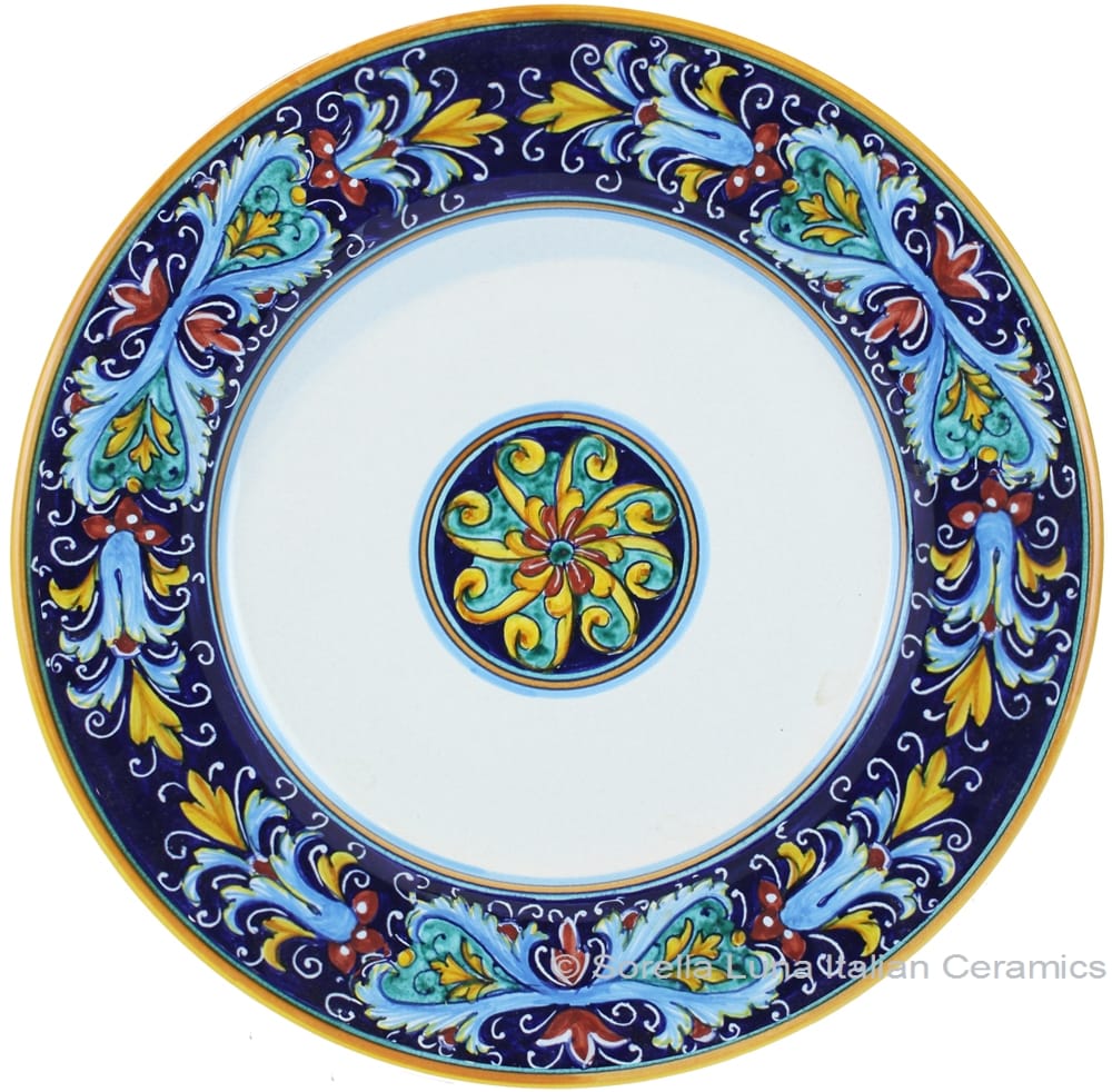 Deruta Italian Dinner Plate - Ricco Vario 4