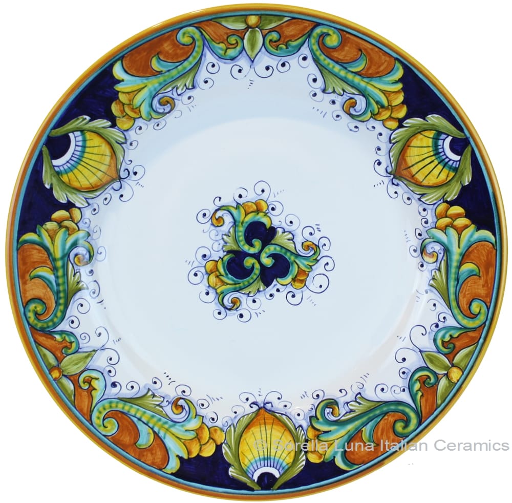 Deruta Italian Dinner Plate - Vinci Ricco