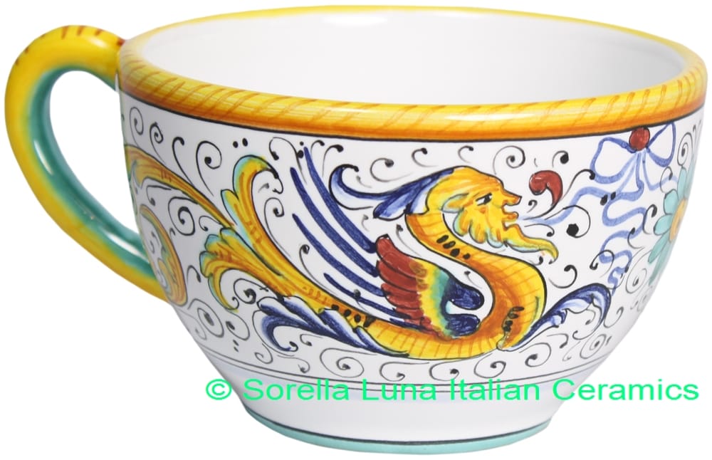 Deruta Italian Ceramic Raffaellesco Coffee cup