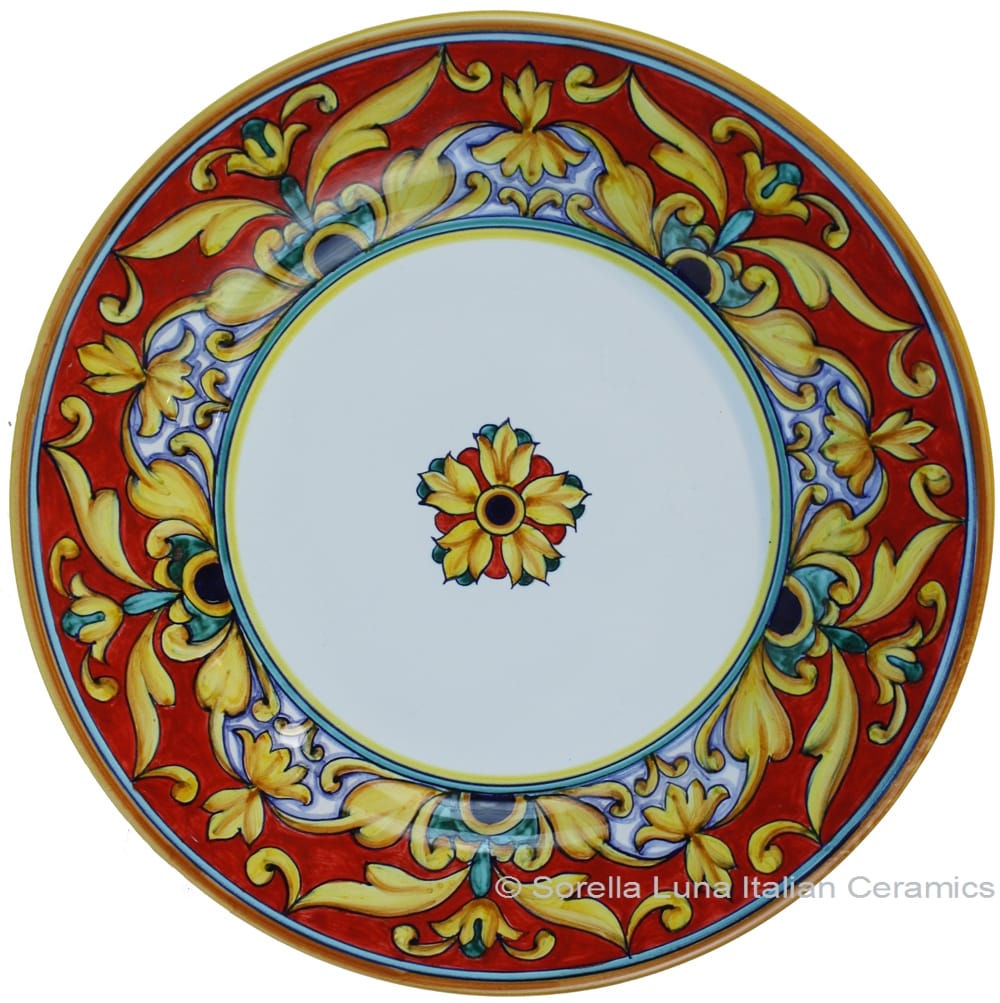 Deruta Italian Pasta Plate - Brocatto