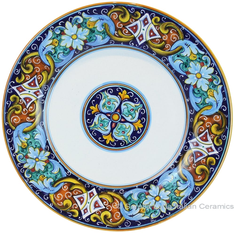 Deruta Italian Pasta Plate - Ricco Vario 1