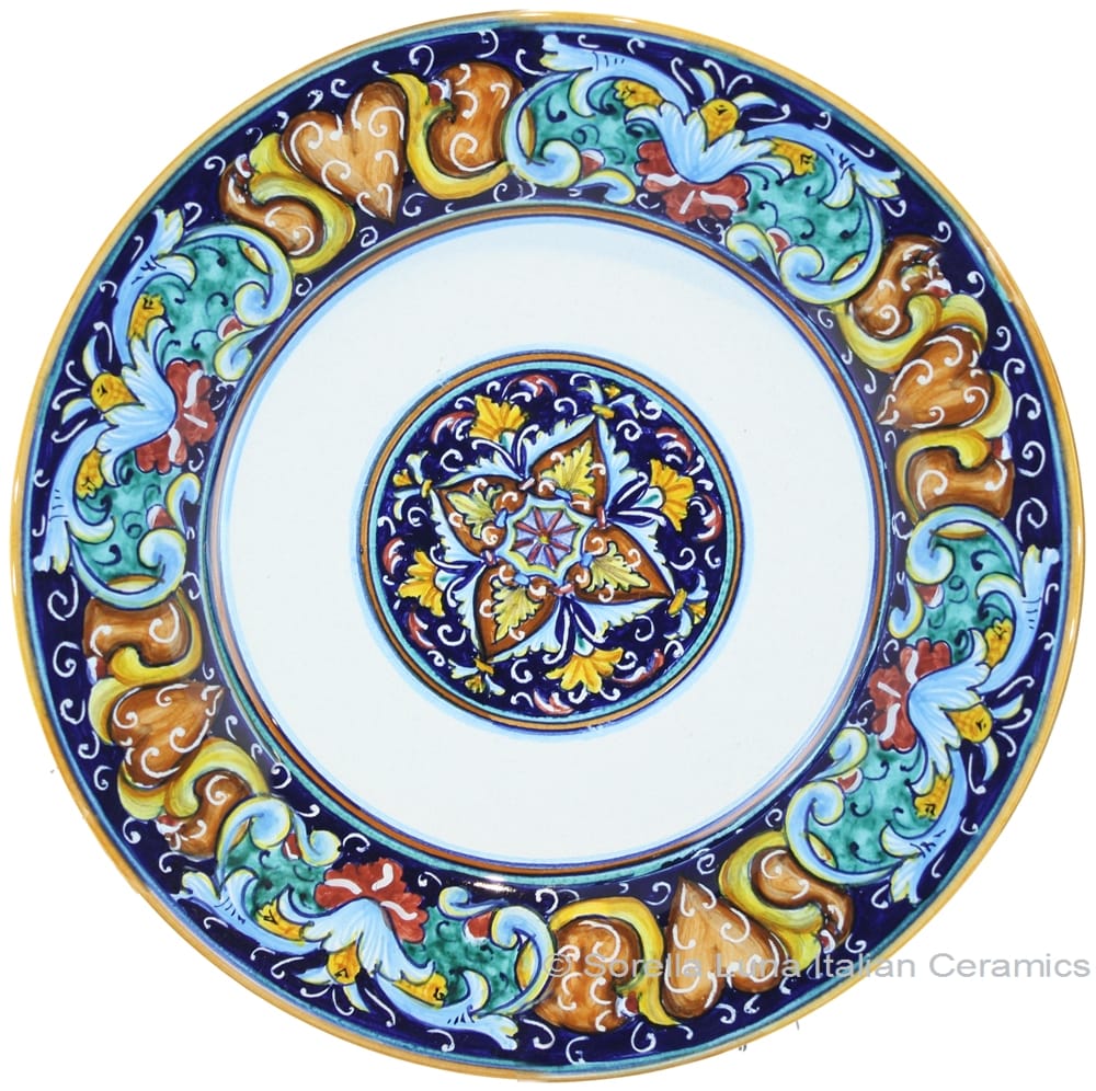 Deruta Italian Pasta Plate - Ricco Vario 3