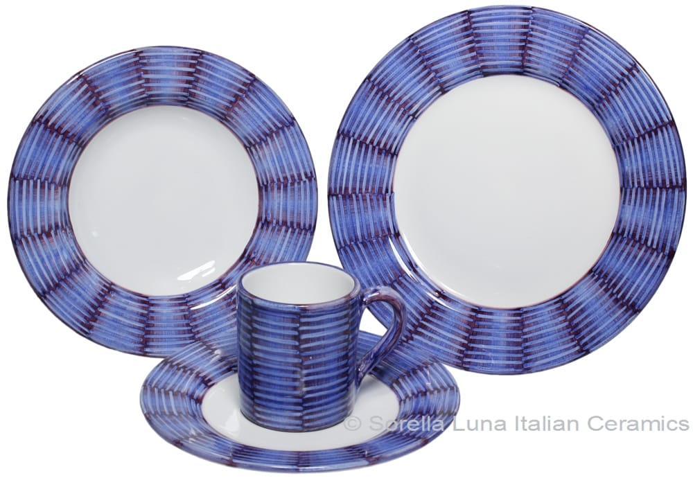 Deruta Italian Ceramic Dinner Place Setting