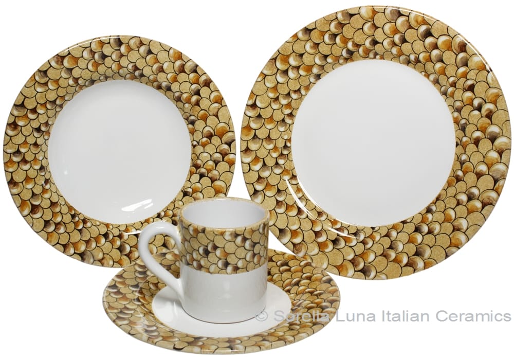 Deruta Italian Ceramic Dinner Place Setting
