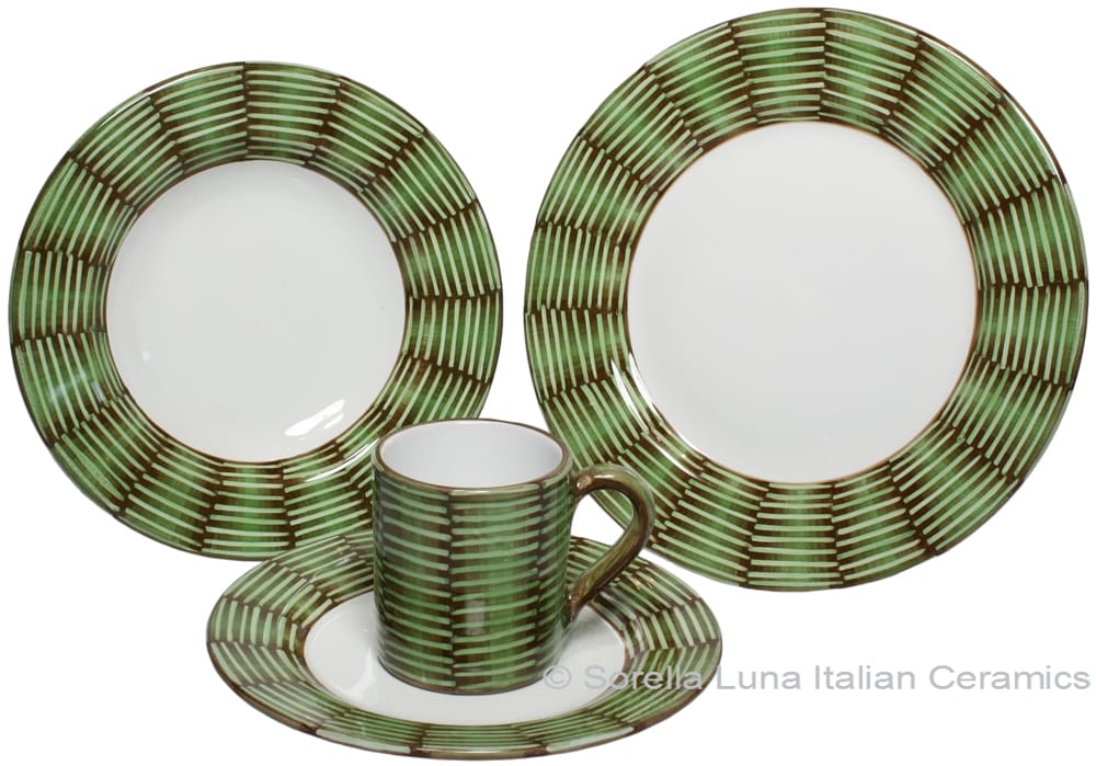 Deruta Italian Ceramic Dinner Place Setting