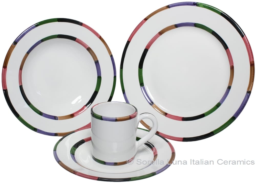 Deruta Italian Ceramic Dinner Place Setting
