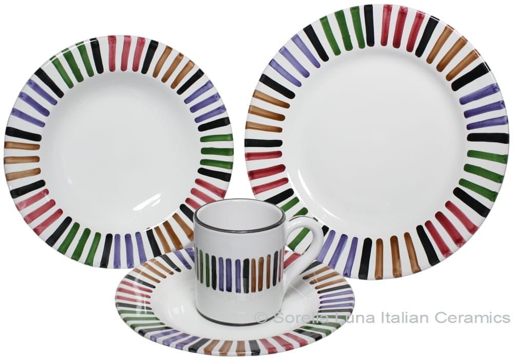 Deruta Italian Ceramic Dinner Place Setting