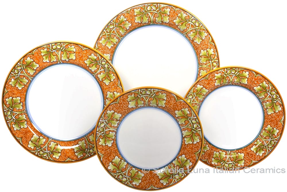 Deruta Italian Ceramic Dinner Place Setting - Autumn