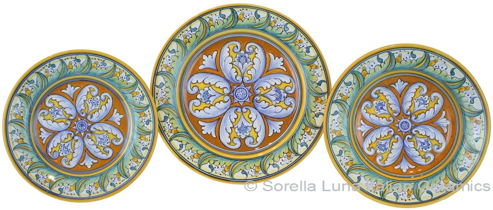 Deruta Italian Ceramic Dinner Place Setting - TAV H