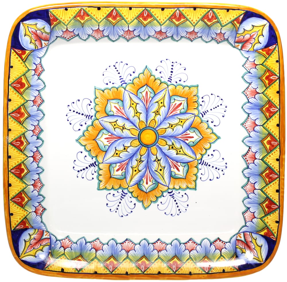 Deruta Italian Ceramic Rectangular Platter