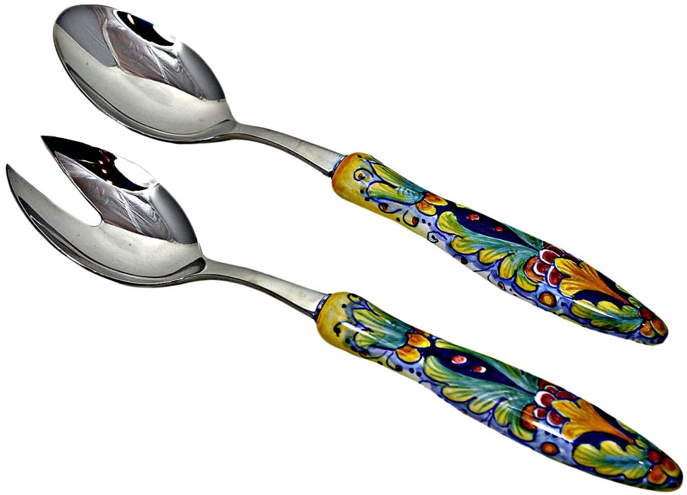 Deruta Italian Salad Servers