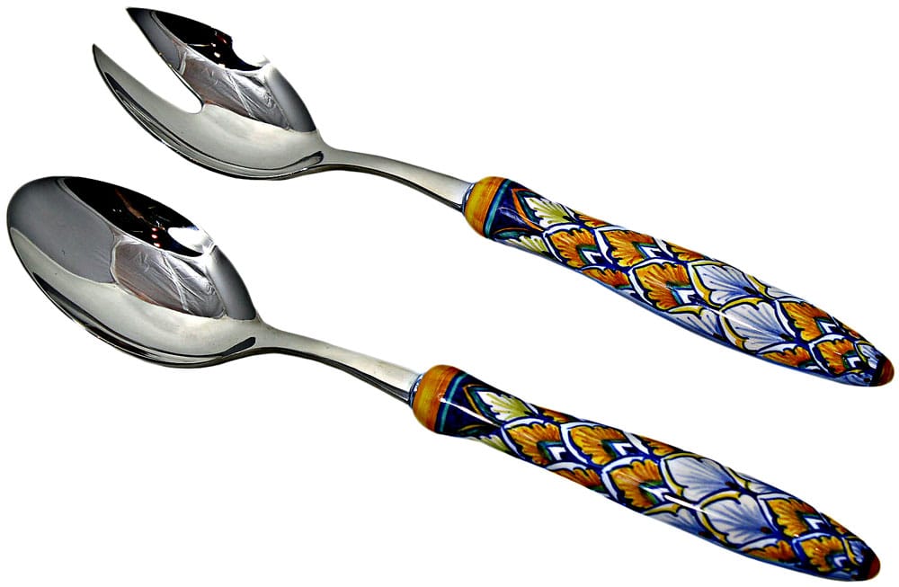 Deruta Italian Salad Servers