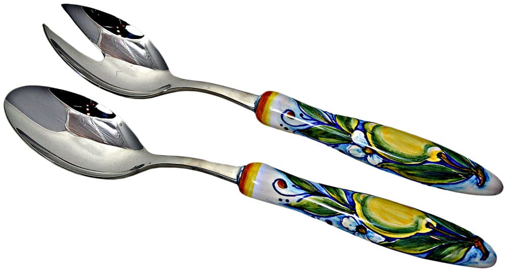 Deruta Italian Salad Servers