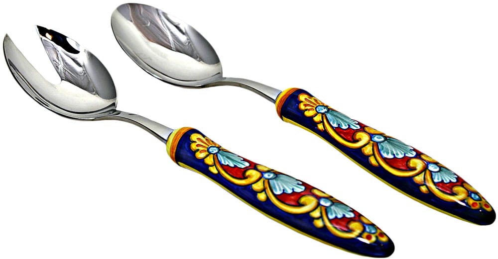 Deruta Italian Salad Servers