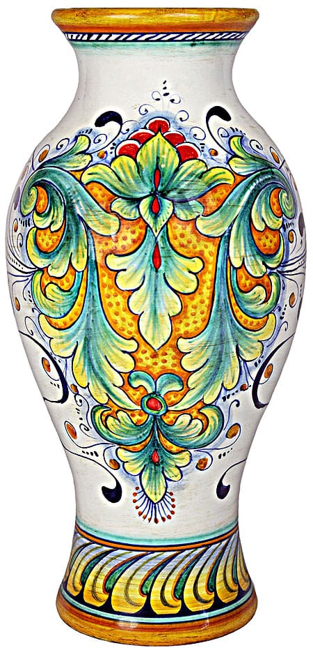 Deruta Italian Ceramic Vase - D198