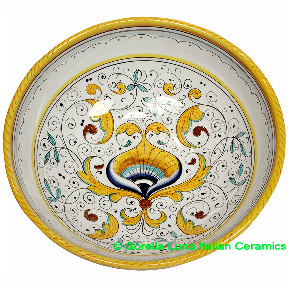 Ceramic Peacock Bowl