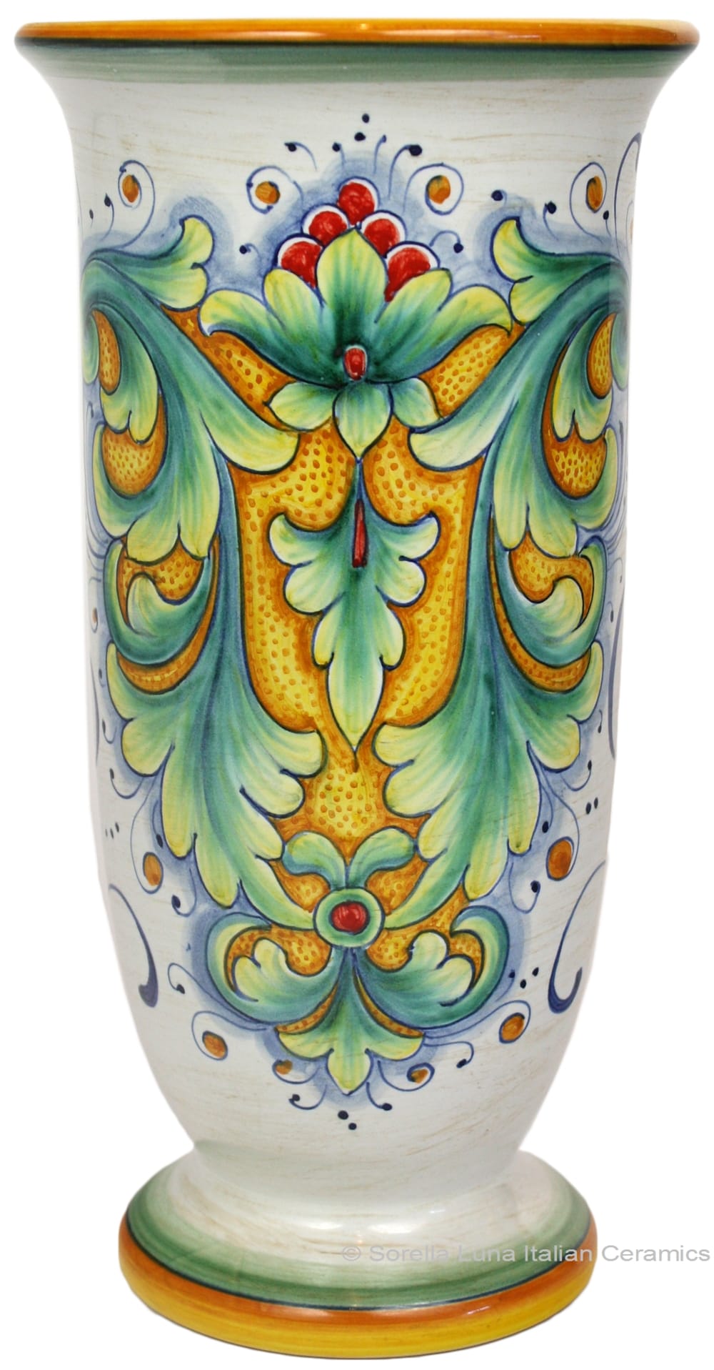 Deruta Italian Ceramic Vase - D198