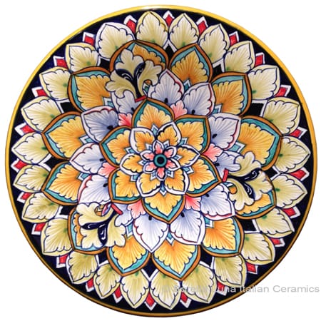 Ceramic Majolica Plate G06 FDL 20cm
