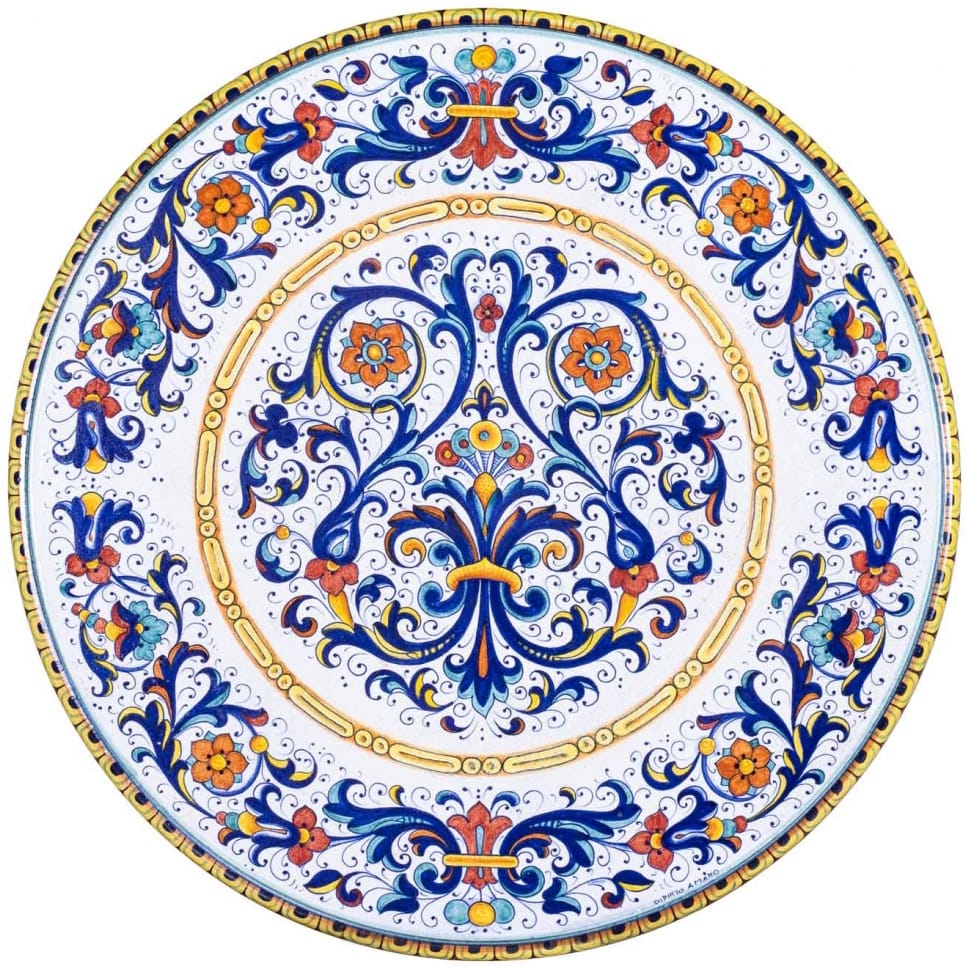 Medium Low Round Volcanic Table - Ricco Deruta
