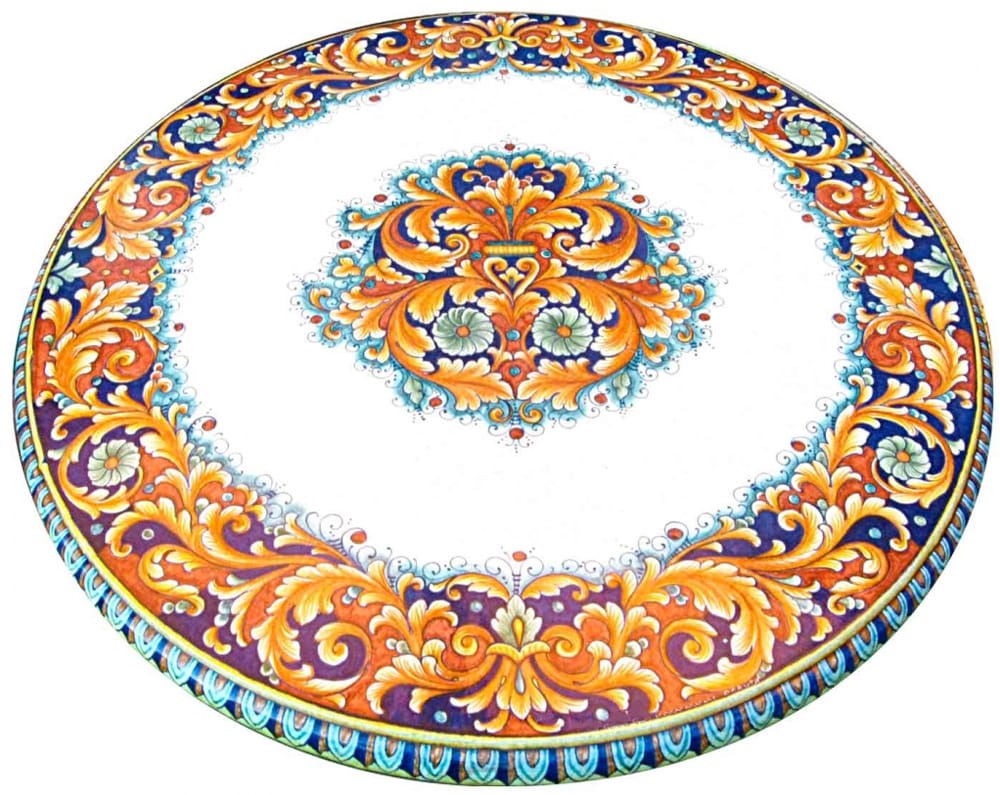 Large High Round Volcanic Table - Dalia