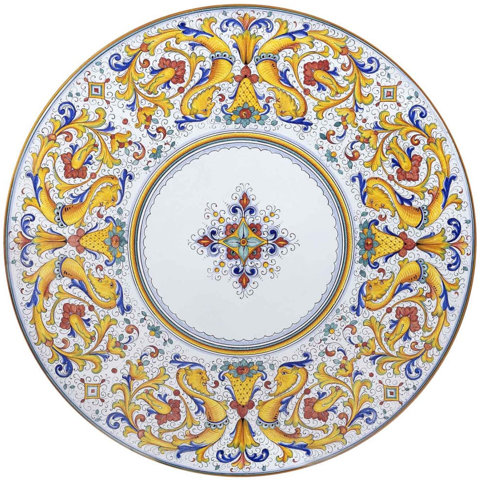 Large High Round Volcanic Table - Raffaellesco
