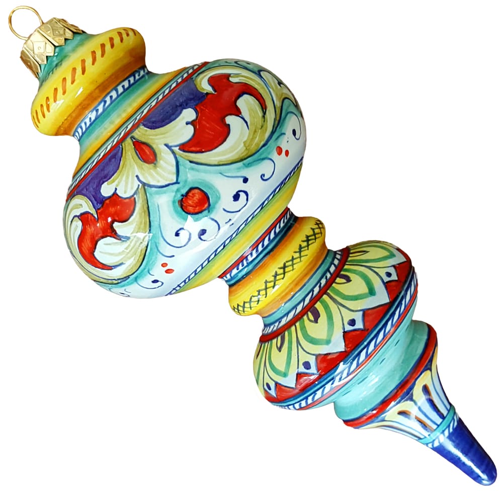 Ornament – Double Drop Corallo