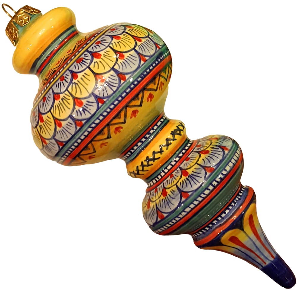Ornament – Double Drop Peacock