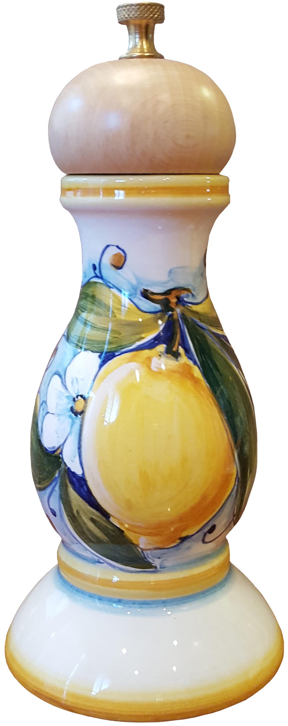 Ceramic Pepper Grinder - Lemons